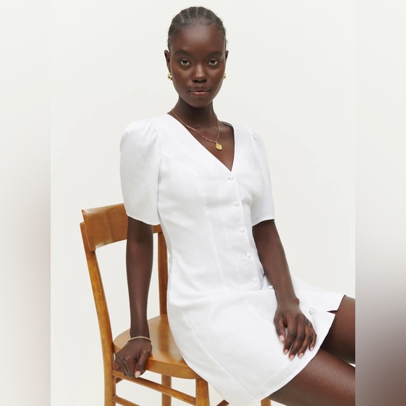 NWT Joelle Linen Dress - Picture 2 of 8